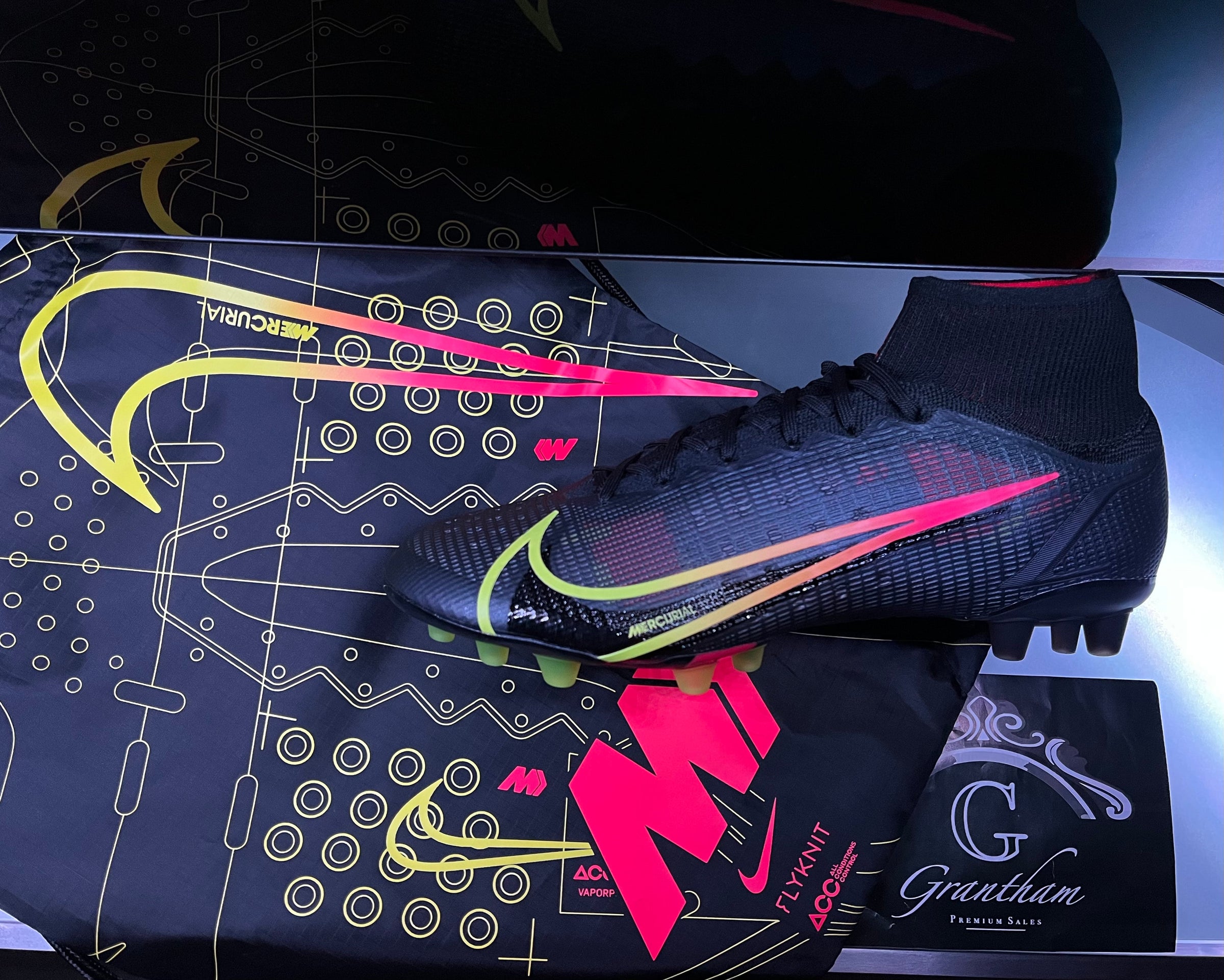 Nike Mercurial Superfly VIII Black X Prism Elite AG