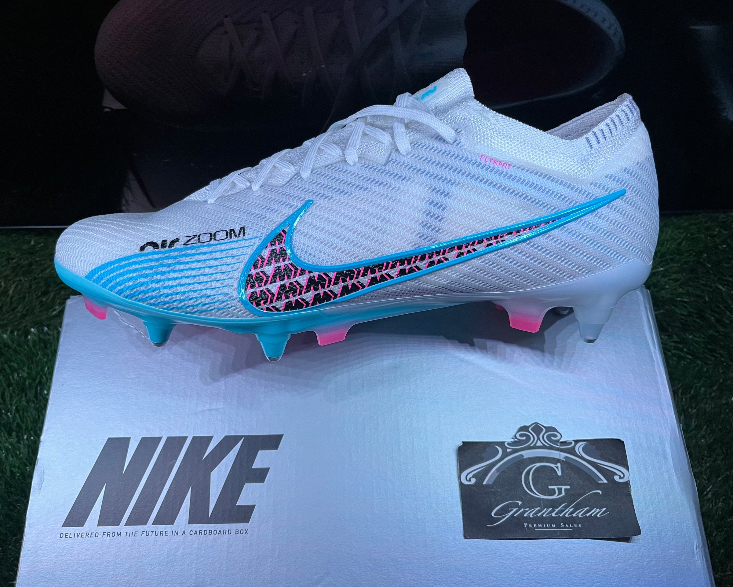 Nike Mercurial Superfly 8 Elite SG-Pro AC White Pink Blast Men's